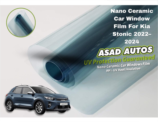 Nano Ceramic UV Protection Film for Kia Stonic 2022–2024 – UV Blocking Tint for SUV