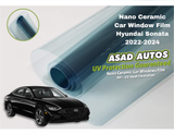 Nano Ceramic UV Protection Film for Hyundai Sonata 2022–2024 – UV & Heat Shield