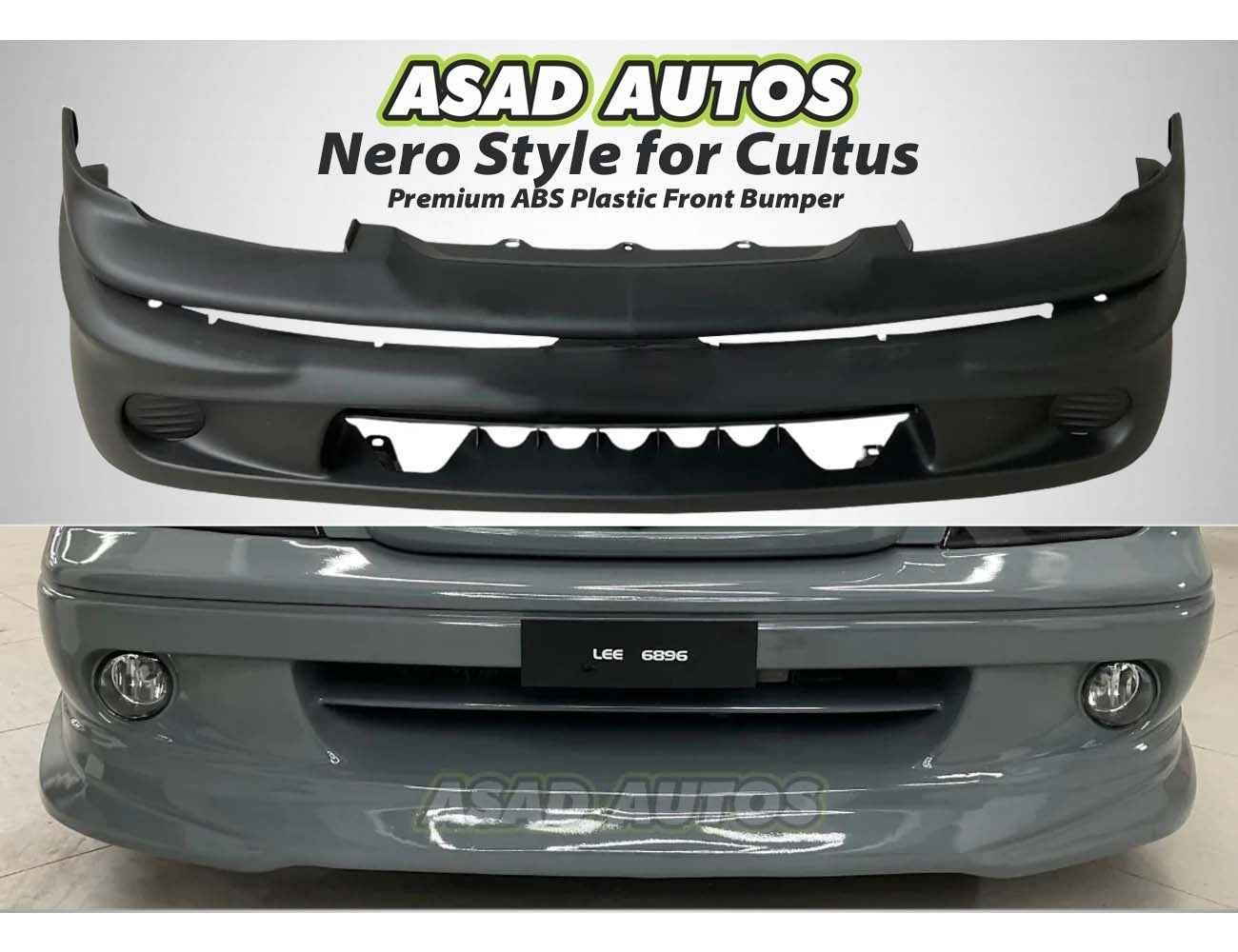 Enhance Your Suzuki Cultus (2000-2017 Model) Front & Back Bumper Set Nero Style (ABS Plastic)