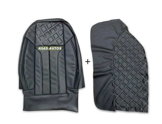 Nero Style Japanese Fully Synthetic Bespoke Seat Covers, offering a sleek design, premium protection, and a custom fit for your car’s interior.
