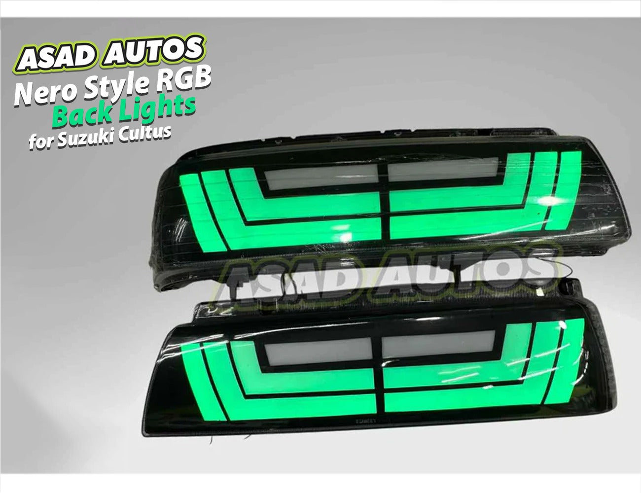 Nero Style RGB Back Lights for Suzuki Cultus (2000-2017) β Premium Car Tail Lights