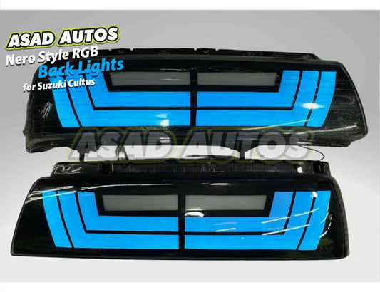 Nero Style RGB Back Lights for Suzuki Cultus (2000-2017) – Premium Car Tail Lights