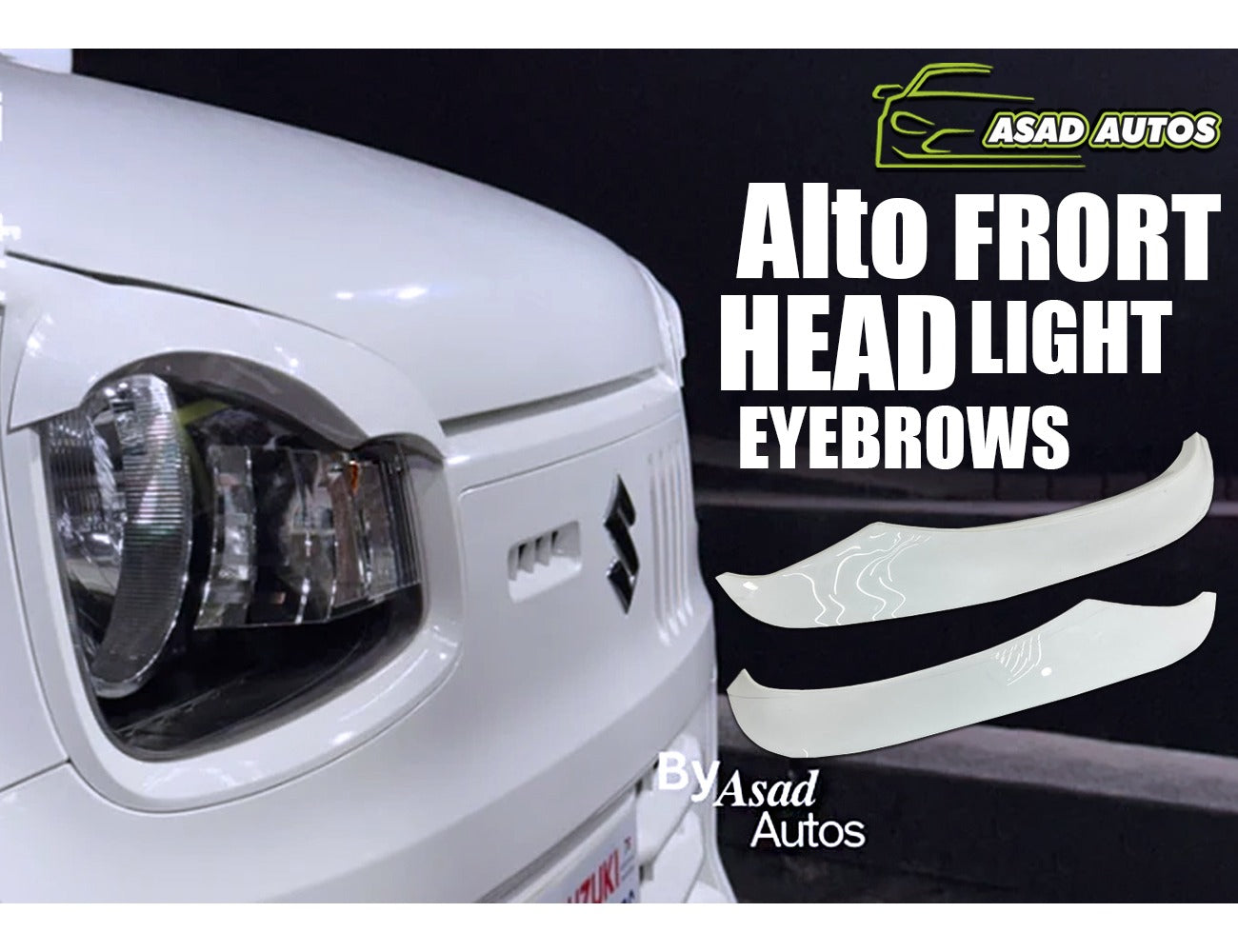 New Style Headlight Eyebrow for Suzuki Alto (2018-2025) – Sleek and Modern Upgrade