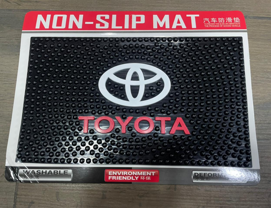 Non-slip car mat for Toyota all models anti-skid dashboard and interior protector