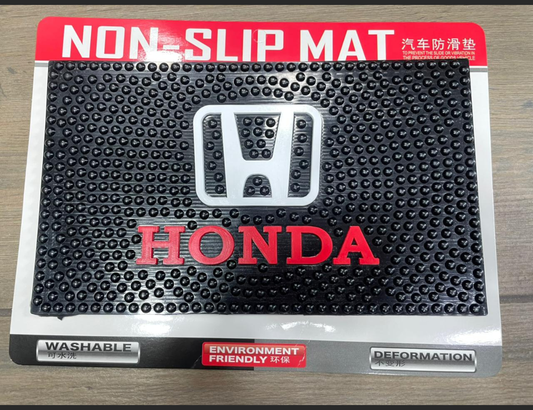 Non-slip interior dashboard mat for Honda cars keeping items secure while driving