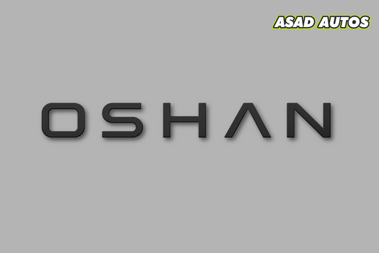 Oshan X7 Matte Black Bonnet Monogram – Premium Exterior Car Emblem