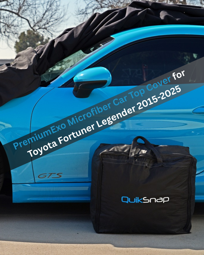 PremiumExo Microfiber Car Top Cover for Toyota Fortuner Legender