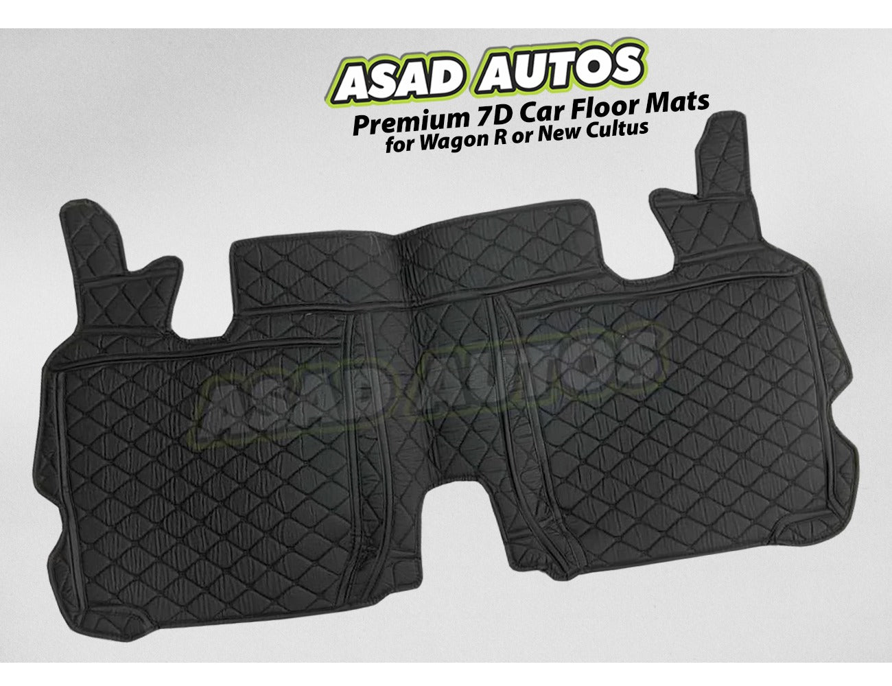 Premium 7D Floor Mats for Suzuki Wagon R or New Cultus β Custom Fit Waterproof Interior Protection