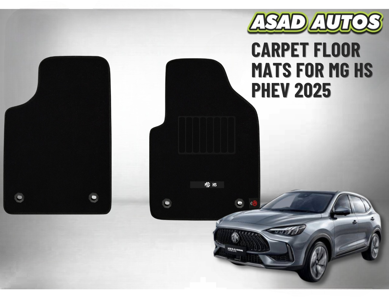 Carpet Floor Mats for MG HS PHEV 2025 – Premium Comfort & Custom Fit