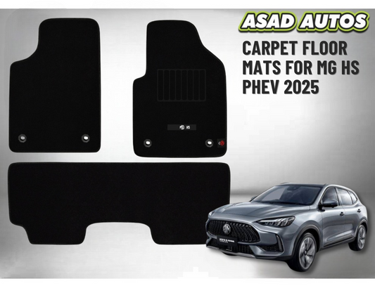Carpet Floor Mats for MG HS PHEV 2025 – Premium Comfort & Custom Fit