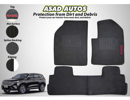 Premium Latex PVC Car Floor Mats for HAVAL H6 2022-2024