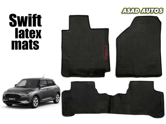 Premium Latex Rubber Car Floor Mats for Suzuki Swift New (2022-2025) – Designed for durability and style