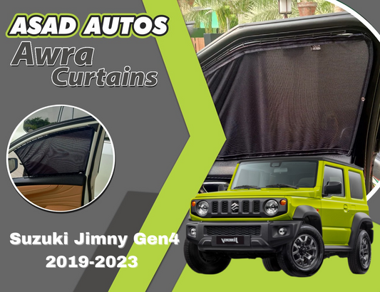 "Premium Sun Shades for Suzuki Jimny – Heat-Resistant & Easy to Install"