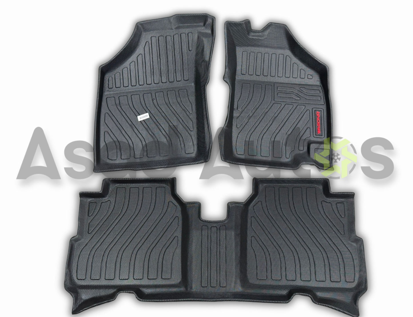 Premium TPE floor mat for Suzuki Wagon R 2019–2026 featuring a custom-fit design, waterproof protection, anti-slip surface,