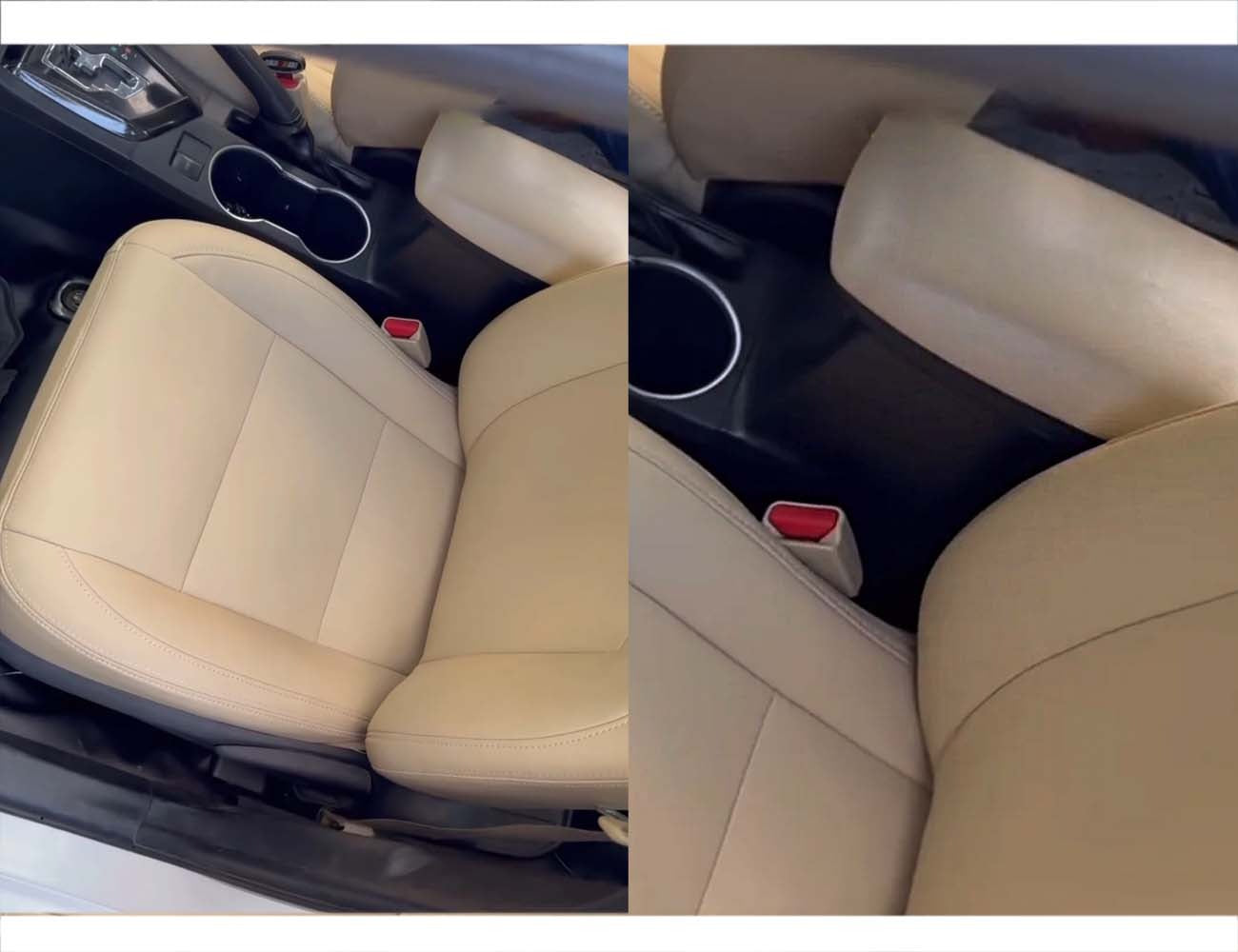 Premium bespoke beige seat covers for Toyota Corolla Grande GLI/Altis, providing a luxurious and custom-fit upgrade for your car’s interior.