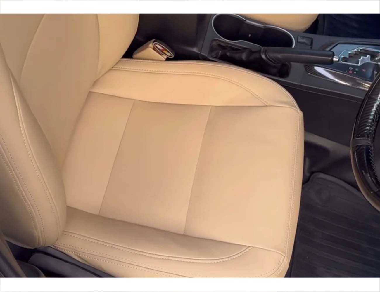 Premium bespoke beige seat covers for Toyota Corolla Grande GLI/Altis, providing a luxurious and custom-fit upgrade for your car’s interior.