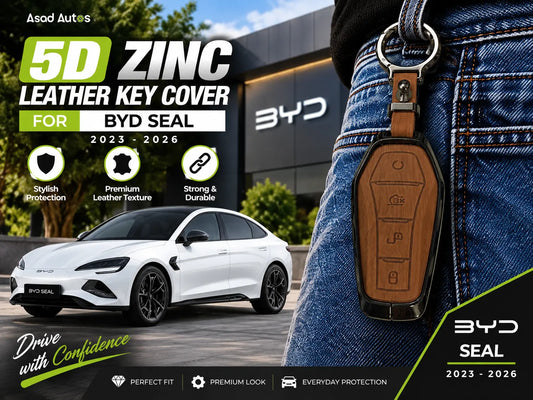 Premium leather-style design, durable protection and key ring for everyday use.