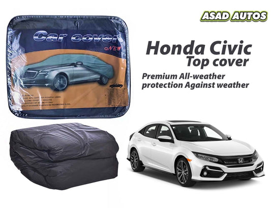 Premium top cover for Honda Civic (2016-2021) offering durable, all-weather protection with a perfect fit and stylish design.