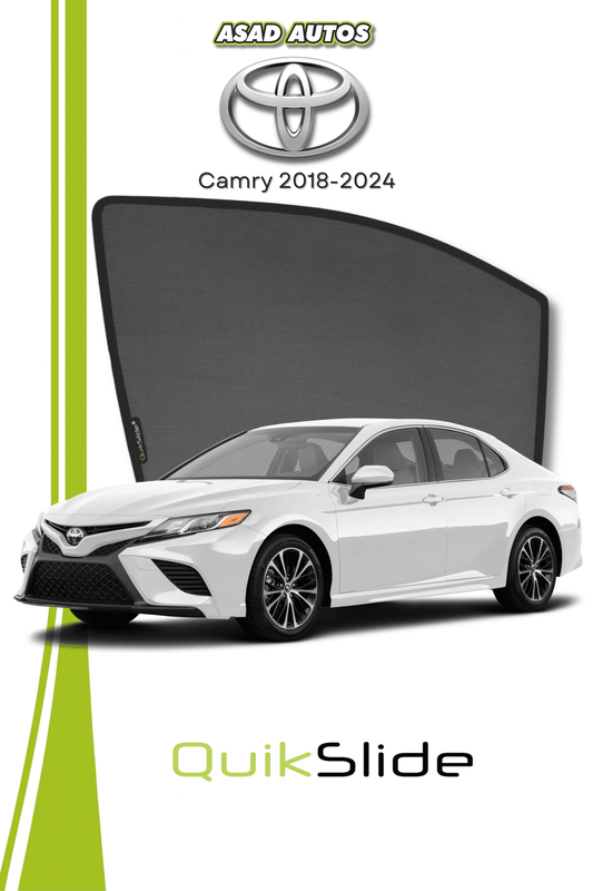 QS | QuikSlide | QS Window Sun Shades Car Pardy for Toyota Camry 2018-2024