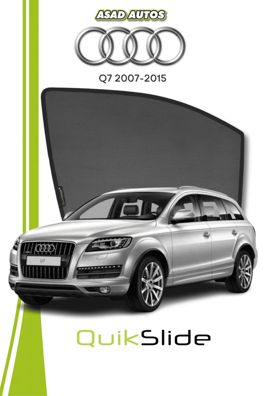 QS | QuikSlide | Quik Snap Window Sun Shades (Car Pardy) For Audi Q7 2007-2015 Crossover