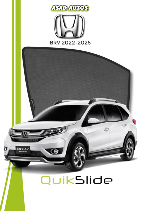 QS | QuikSlide | Quik Snap Window Sun Shades (Car Pardy) For Honda BRV 2022-2025