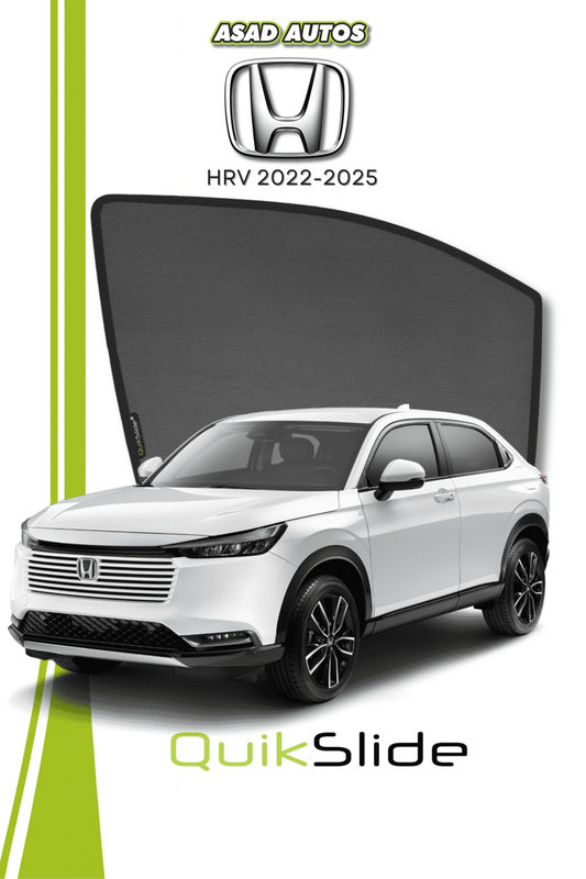 QS | QuikSlide | Quik Snap Window Sun Shades (Car Pardy) For Honda HRV 2022-2025