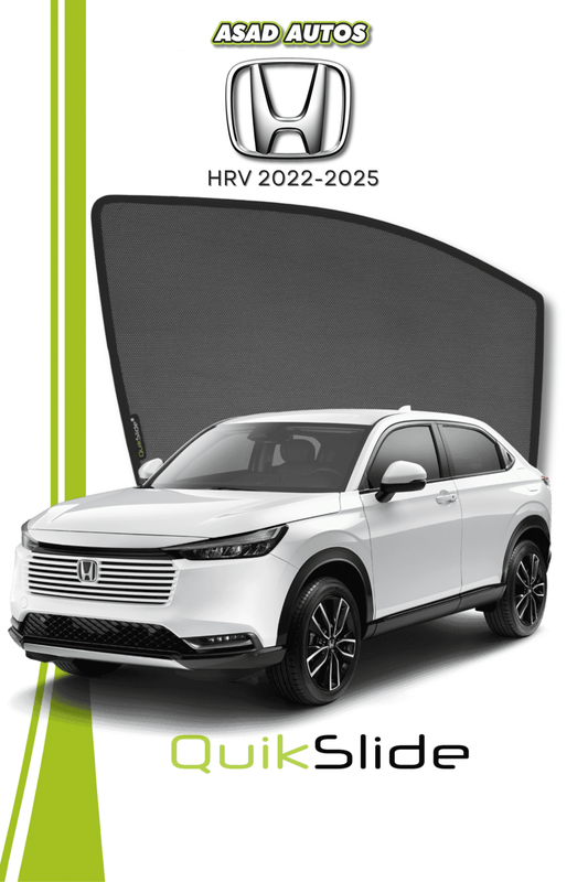 QS | QuikSlide | Quik Snap Window Sun Shades (Car Pardy) For Honda HRV 2022-2025