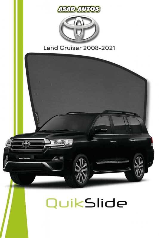 QS | QuikSlide | Quik Snap Window Sun Shades (Car Pardy) For Toyota Land Cruiser 2008-2021
