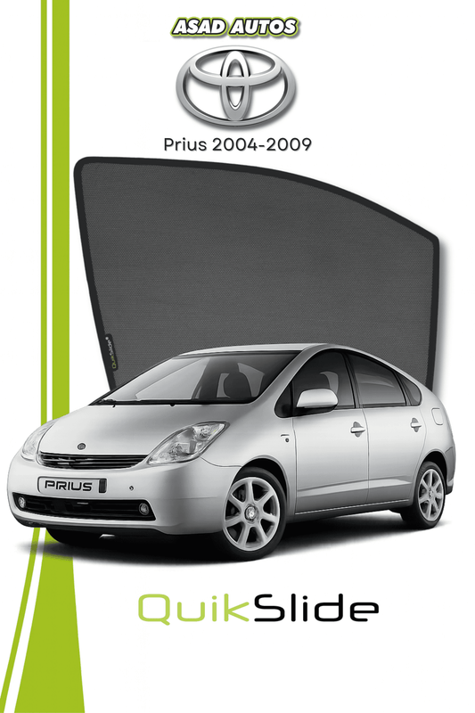 QS | QuikSlide | Quik Snap Window Sun Shades Car Pardy for Toyota Prius 2004-2009