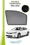 QS Sun Shades (Car Pardy) for Toyota Camry 2012–2014 – Custom Fit UV Protection Window Visors