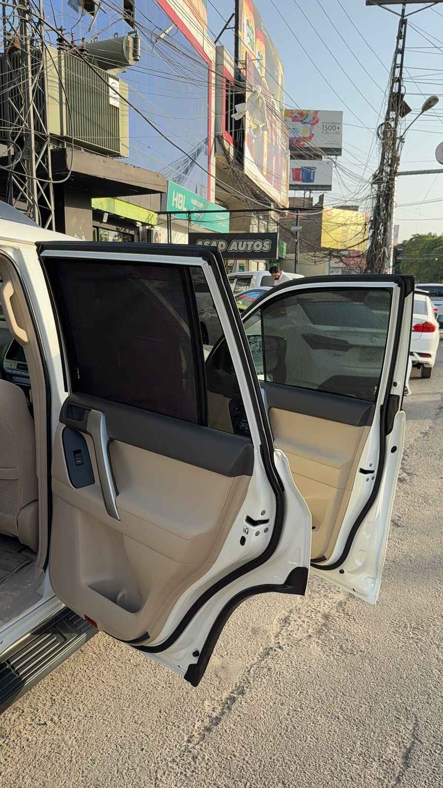 QS Sun Shades (Car Pardy) for Toyota Land Cruiser Prado 2009–2023 – Premium UV Protection & Privacy