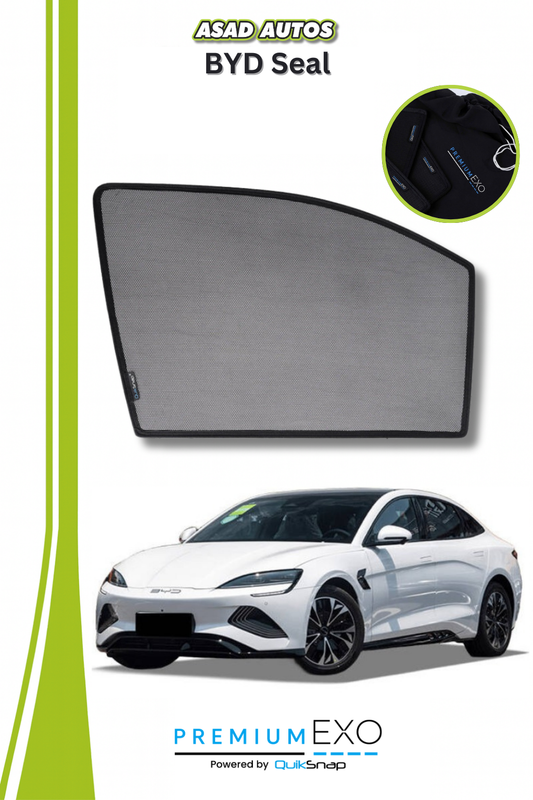 QS Window Sun Shades (Car Pardy) For BYD Seal: Premium UV Protection & Custom Fit