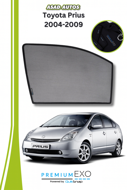 QS Window Sun Shades Car Pardy for Toyota Prius Hatchback 2004-2009