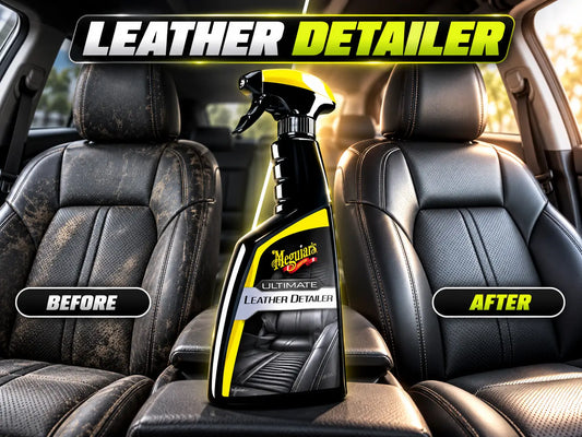 Quickly and safely clean your leather surfaces, removing dirt and grime while restoring the original appearance of your leather