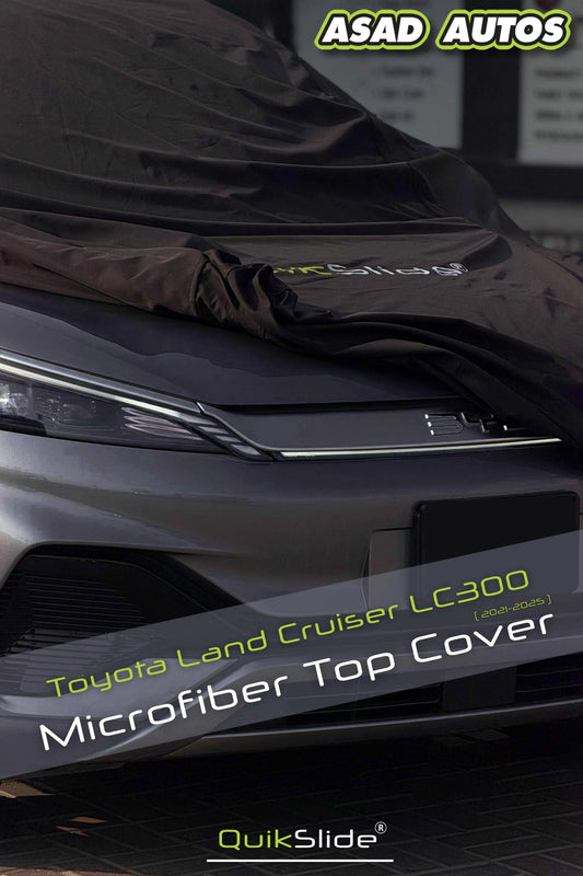 QuikSlide Microfiber Car Top Cover for Toyota Land Cruiser LC300 2021–2025