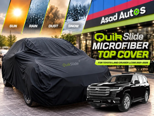 QuikSlide Microfiber Top Cover for Toyota Land Cruiser LC300 2021–2025