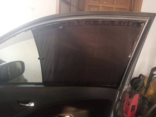 QuikSlide Sliders Railing Curtains for Daihatsu Move 2006 - 2010 4th Gen – Ultimate Sun Protection & Privacy