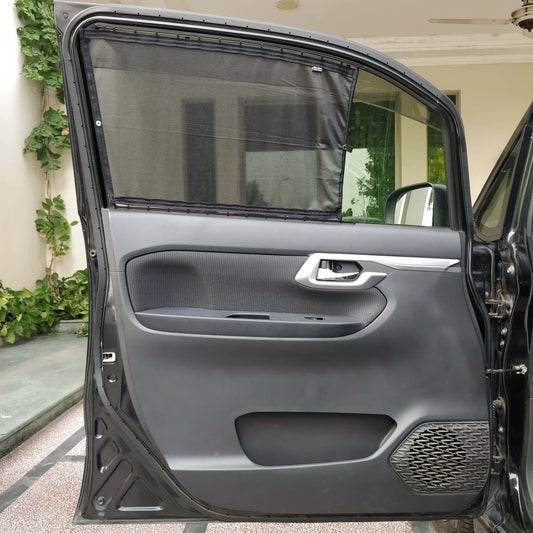 QuikSlide Sliders Railing Curtains for Daihatsu Move (2014-2023) 6th Gen – Ultimate Sun Protection & Privacy