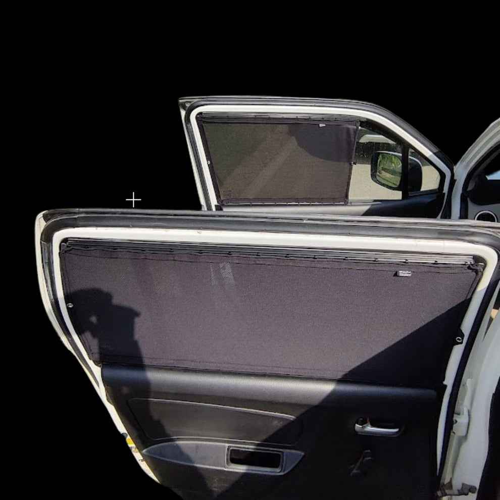 QuikSlide Sliders Railing Curtains for United Bravo Gen1 (2018–2025) – Premium Sun Protection & Privacy Car Curtains