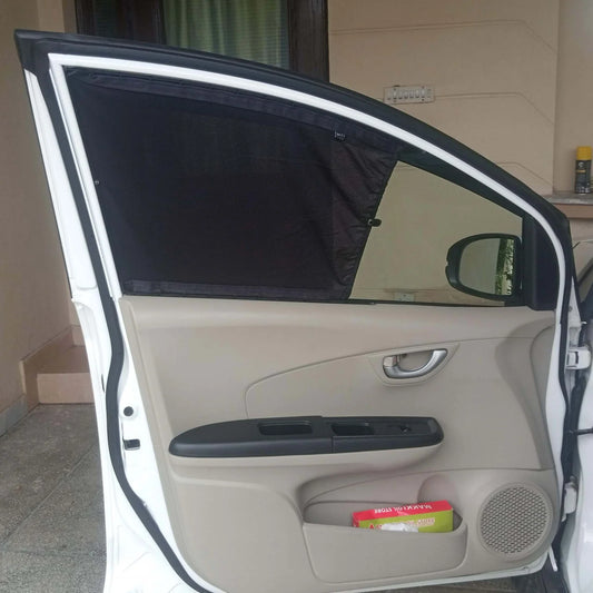 QuikSlide Sliders Railing Curtains installed in Honda BR-V 2017-2023 (1st Gen)"