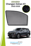Quik Snap Window Sun Shades (Car Pardy) For Changan Oshan X7 2022-2023 Crossover