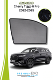 Quik Snap Window Sun Shades (Car Pardy) For Cherry Tiggo 8 Pro 2023 SUV