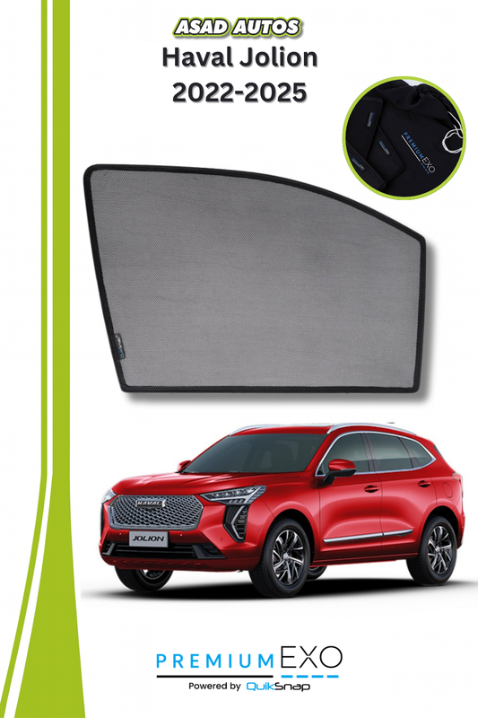 Quik Snap Window Sun Shades (Car Pardy) For Haval Jolion 2022-2023 Crossover