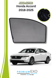 Quik Snap Window Sun Shades (Car Pardy) For Honda Accord 2018-2023 VIP Sedan