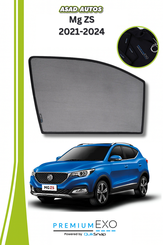 Quik Snap Window Sun Shades (Car Pardy) For Mg ZS 2021-2023 Crossover