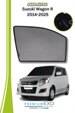 Quik Snap Window Sun Shades (Car Pardy) For Suzuki Wagon-R 2014-2023 Hatchback