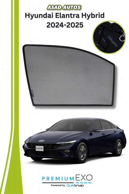 Quik Snap Window Sun Shades (Car Pardy) for Nissan Days – Custom-fit sunshades for UV protection, heat reduction, and enhanced privacy.