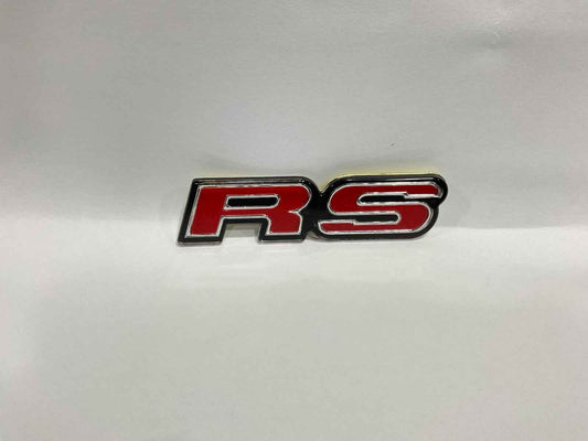 RS Monogram Emblem Logo Badge – Premium Sporty Car Badge for Performance Look