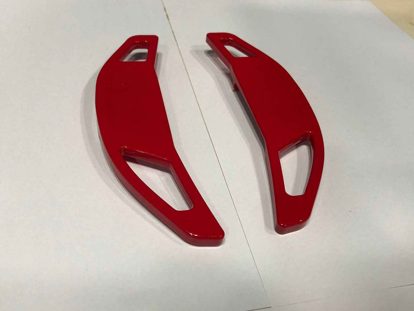 Red paddle shifter extension for Toyota Corolla 2014-2026 steering wheel sporty upgrade