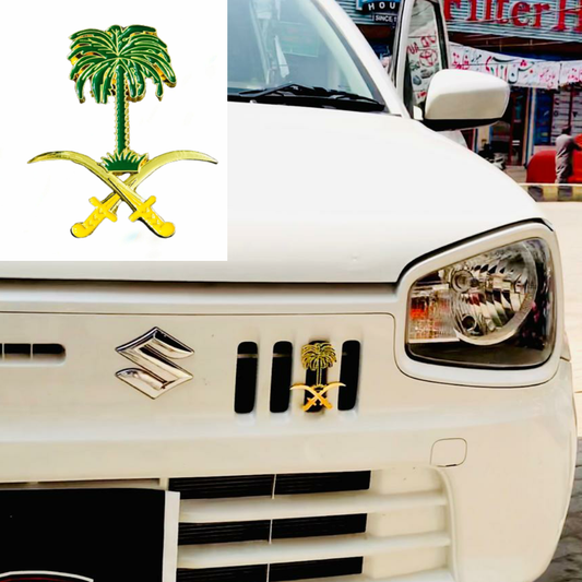 Saudi Arabia Metal Grill Emblem for Cars